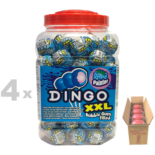Caramelo Con Palo Relleno Chicle Pinta lenguas | DINGO (42139)